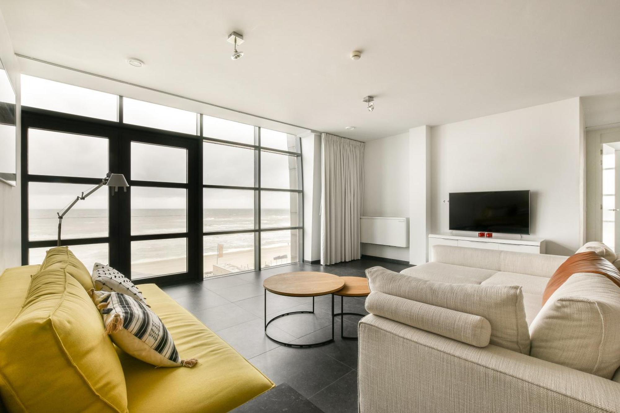 Appartement Met Frontaal Zeezicht In Bloemendaal Eksteriør bilde