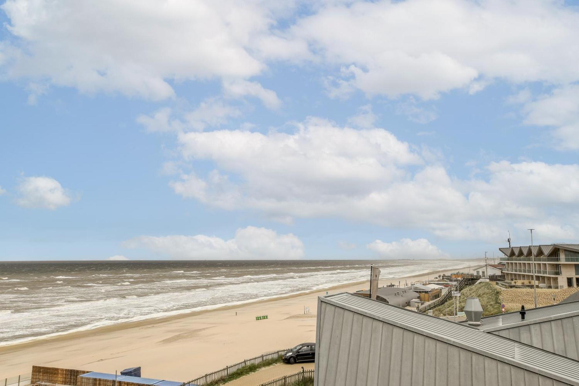 Appartement Met Frontaal Zeezicht In Bloemendaal Eksteriør bilde